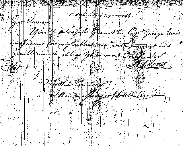Abel Lewis Letter